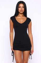 Sweet Days Mini Dress Black