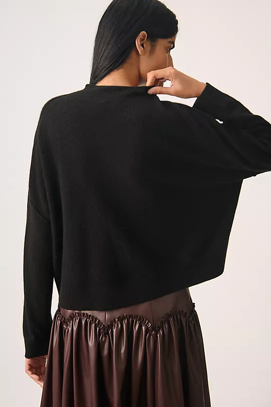 The Alani Cashmere Mock-Neck Sweater