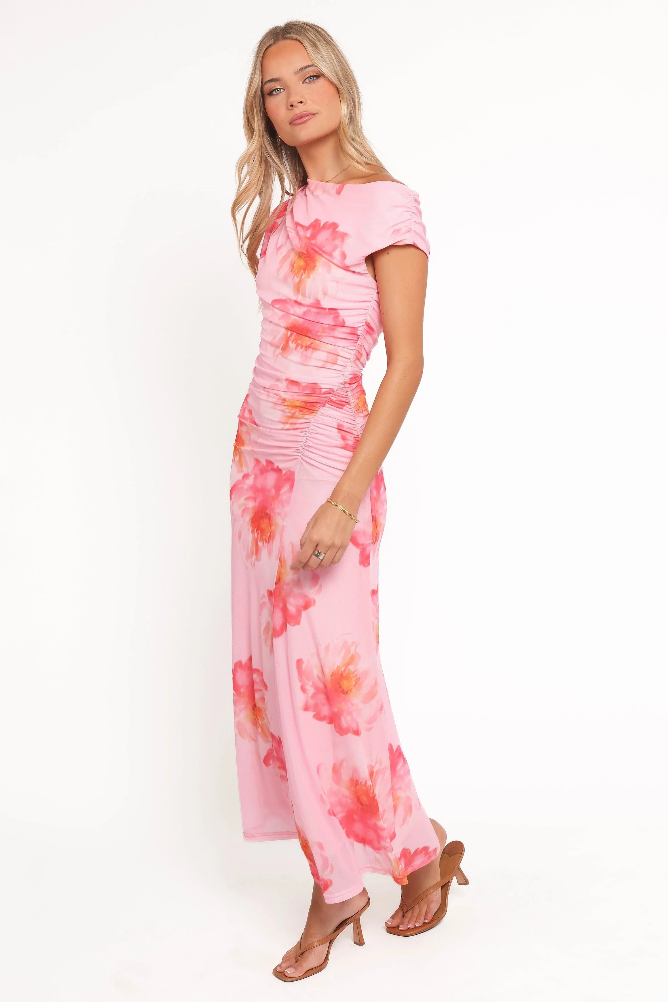 Talyne Maxi Dress - Pink Floral